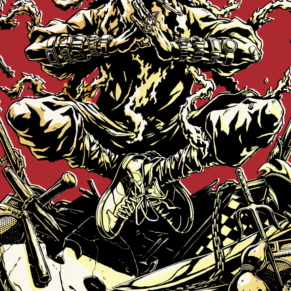 Wu-Tang Clan 2026 Tour Poster (Red & Gold Foil Edition)