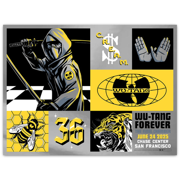 wu-tang clan ポスター WuTangSanFranFoil1000x1000_gra