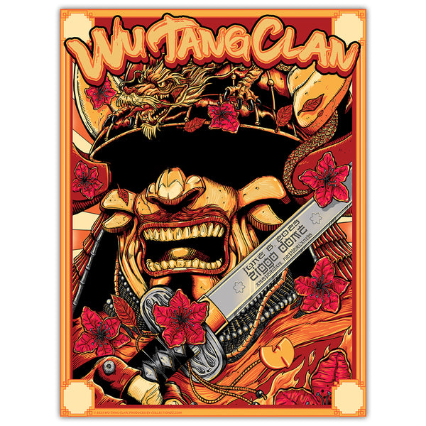 wu-tang clan ポスター Wu Tang Clan Oct 4, 2023 Black Light Poster Limited Ed. #4