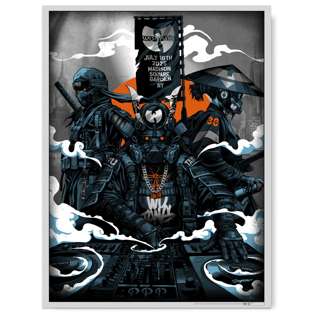 Wu-Tang Clan New York City July 16, 2025 (Silver Metallic Edition of 36)