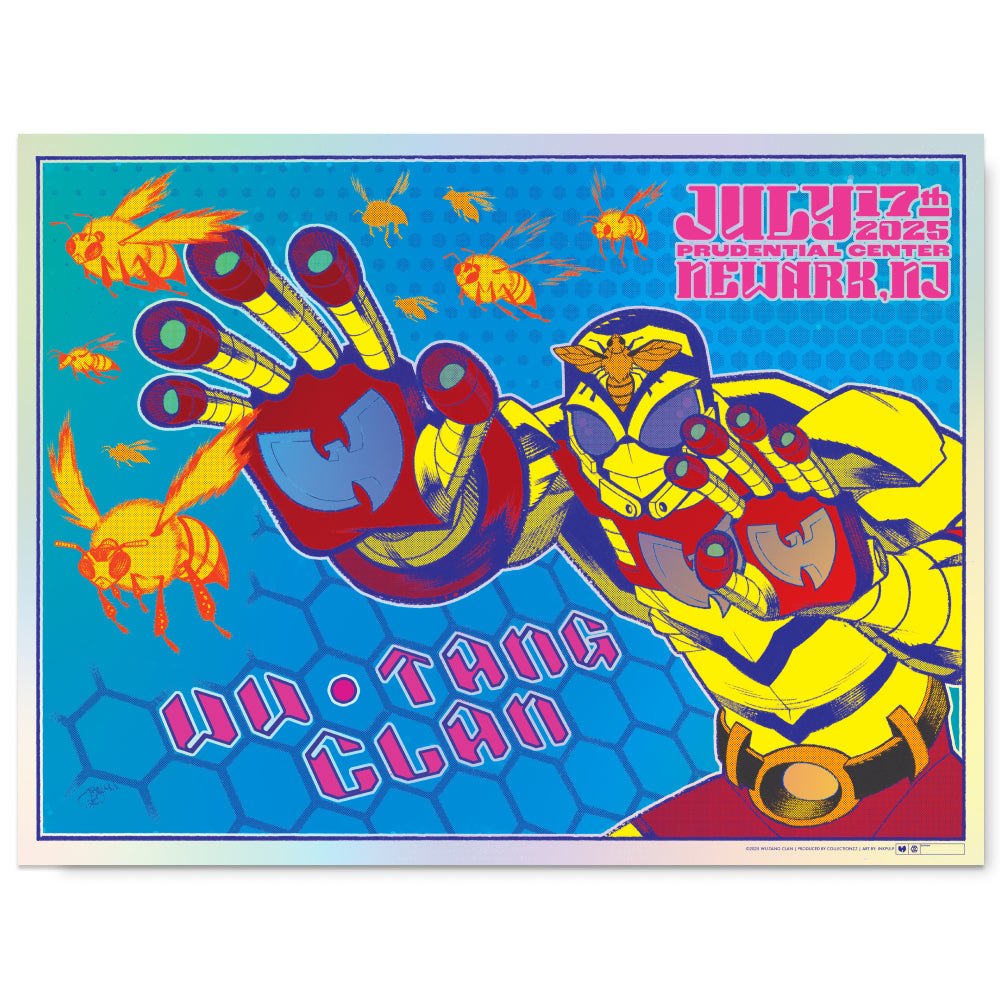 Wu-Tang Clan Newark July 17, 2025 (Rainbow Foil Edition of 36)