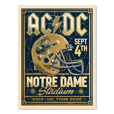 AC/DC Notre Dame September 8, 2026 (Foil Exclusive)
