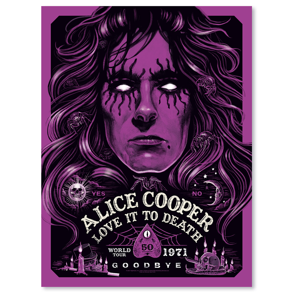 Alice Cooper Love It To Death 50th Anniversary (Spider Eyes Variant)