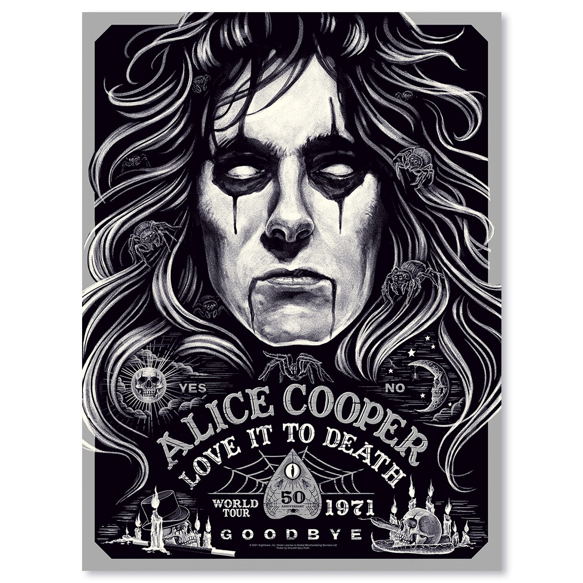 Alice Cooper Love It To Death 50th Anniversary (Printers Proof)