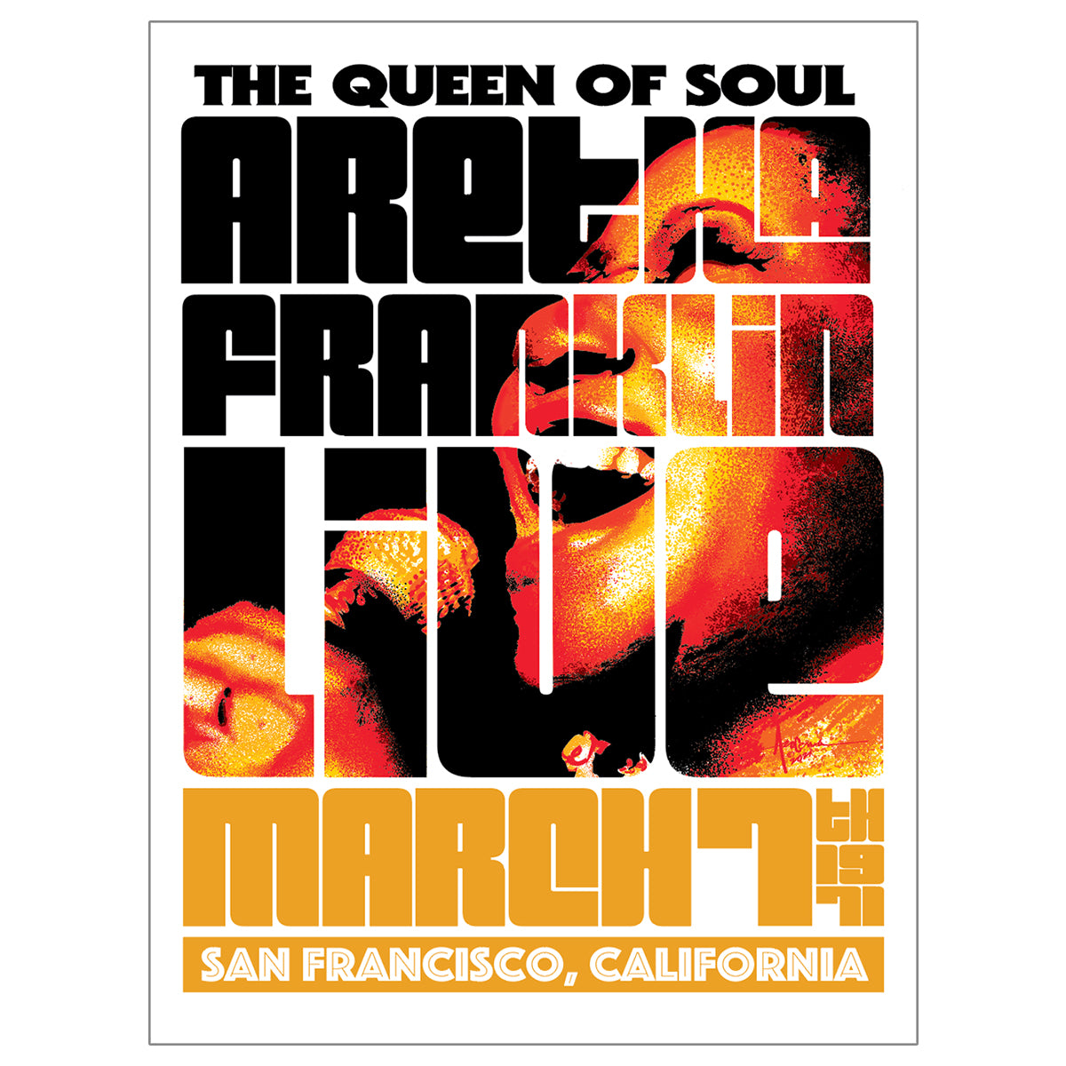 Aretha Franklin San Francisco March 7, 1971