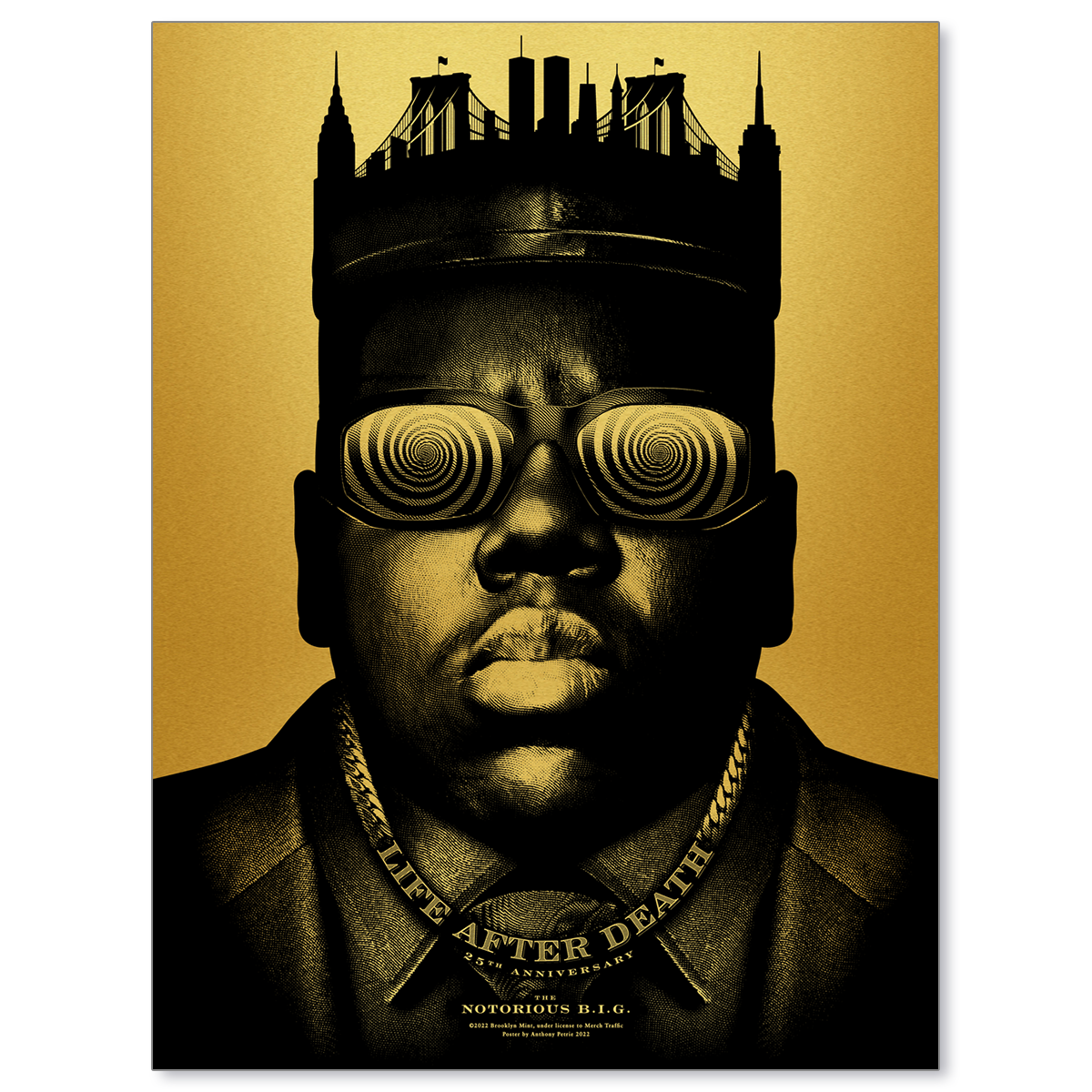 The Notorious B.I.G. Life After Death 25th Anniversary (Brooklyn Gold Edition)