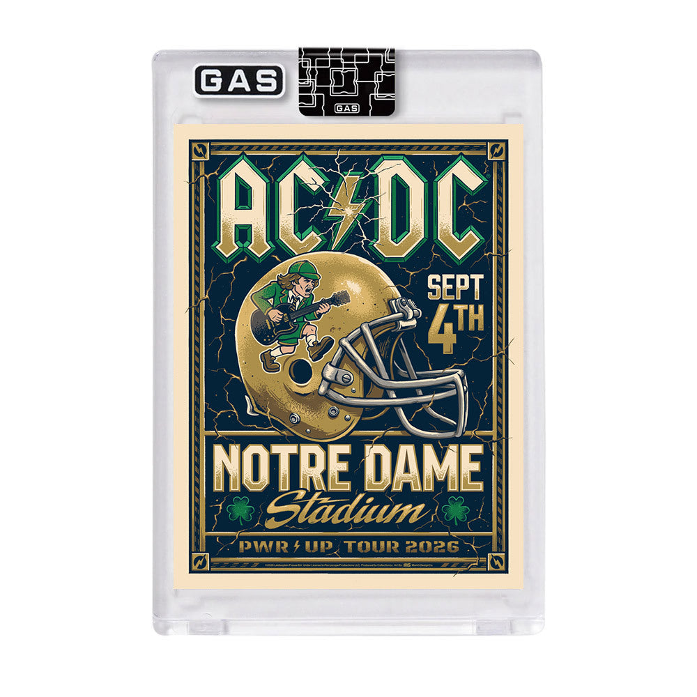 AC/DC Notre Dame September 8, 2026 GAS Trading Card