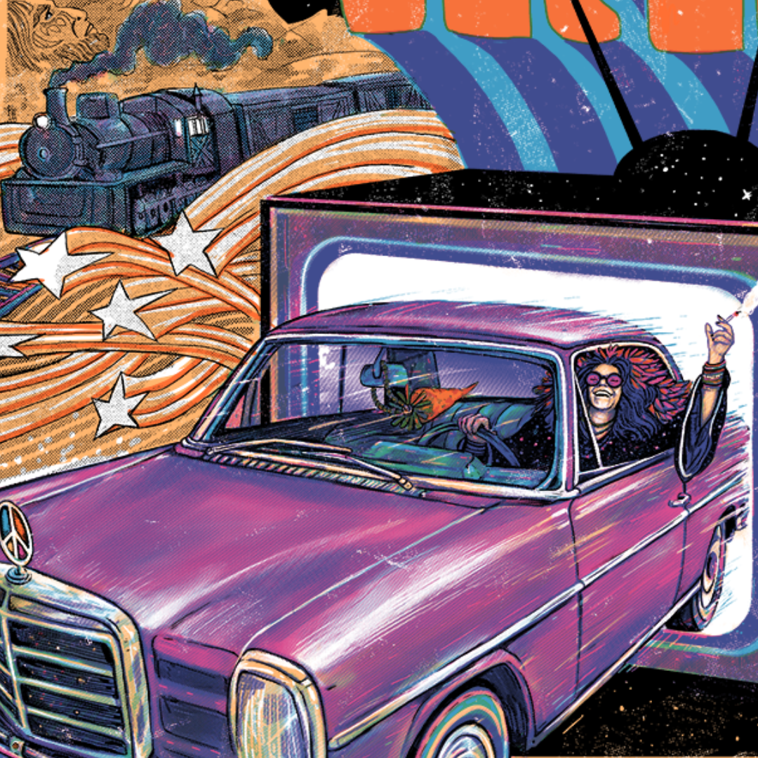 Janis Joplin Pearl 50th Anniversary (Main Edition) — artwork in setting
