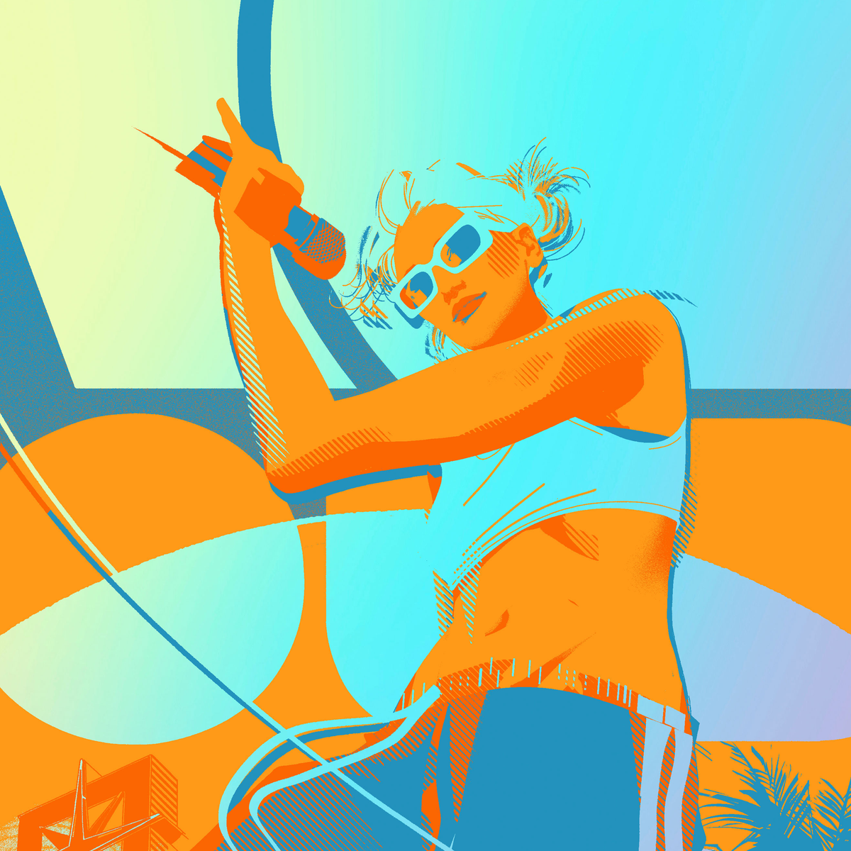 Print detail close-up