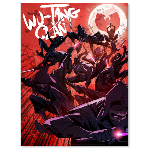 Wu-Tang Clan "Chicago" Sanford Greene (Signed & Numbered) Artist Proof