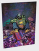 MF DOOM x Sanford Greene print rainbow foil animated