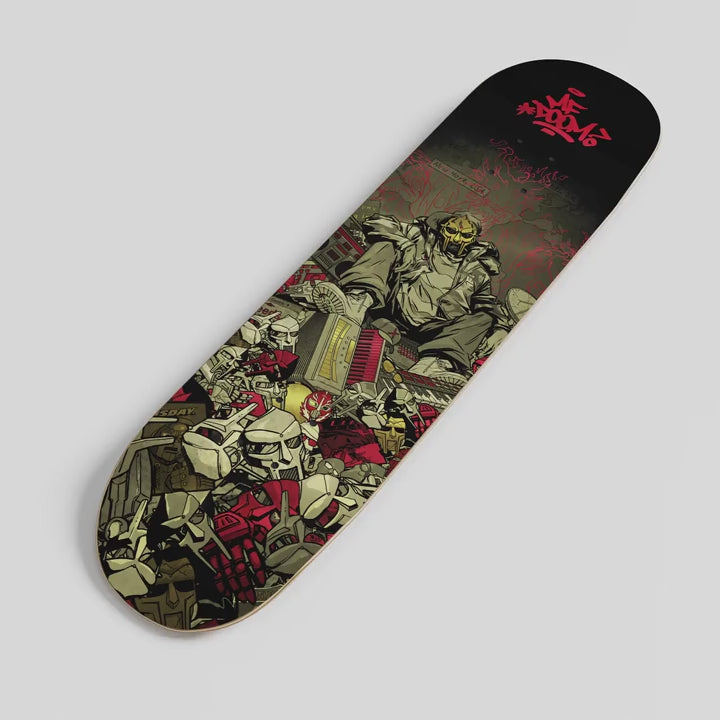 MF DOOM Red & Gold deck detail edit