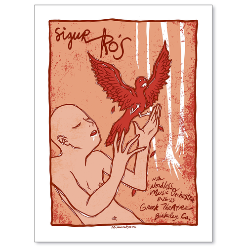 Sigur Rós Berkeley August 26, 2023 Poster