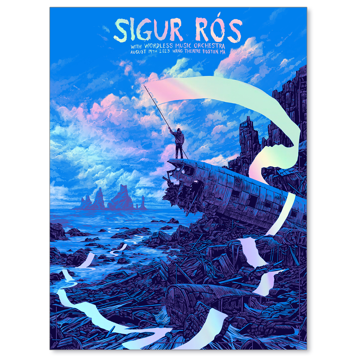 Sigur Rós Boston August 19, 2023 Poster