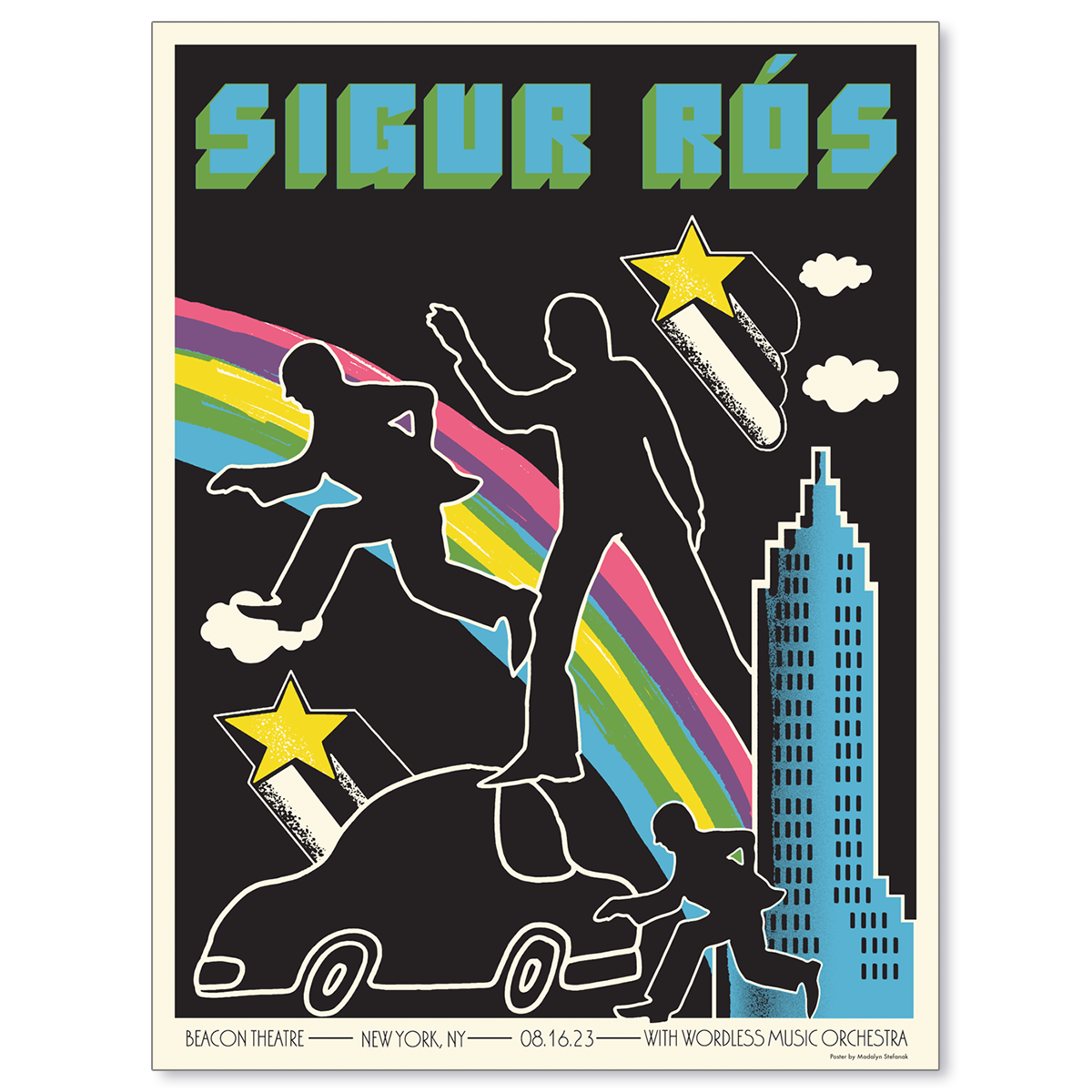 Sigur Rós New York City August 16, 2023 Poster