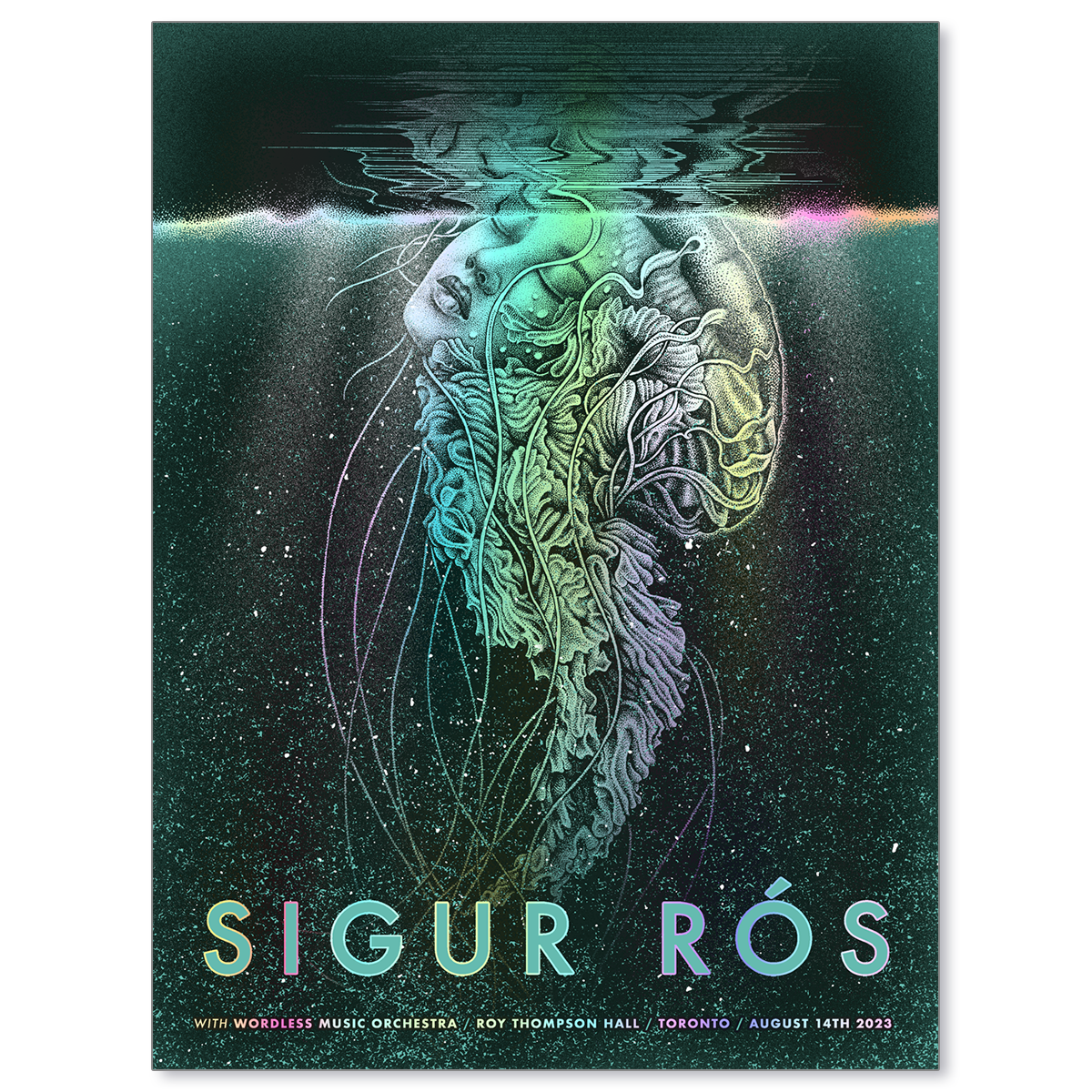 Sigur Rós Toronto August 14, 2023 Poster