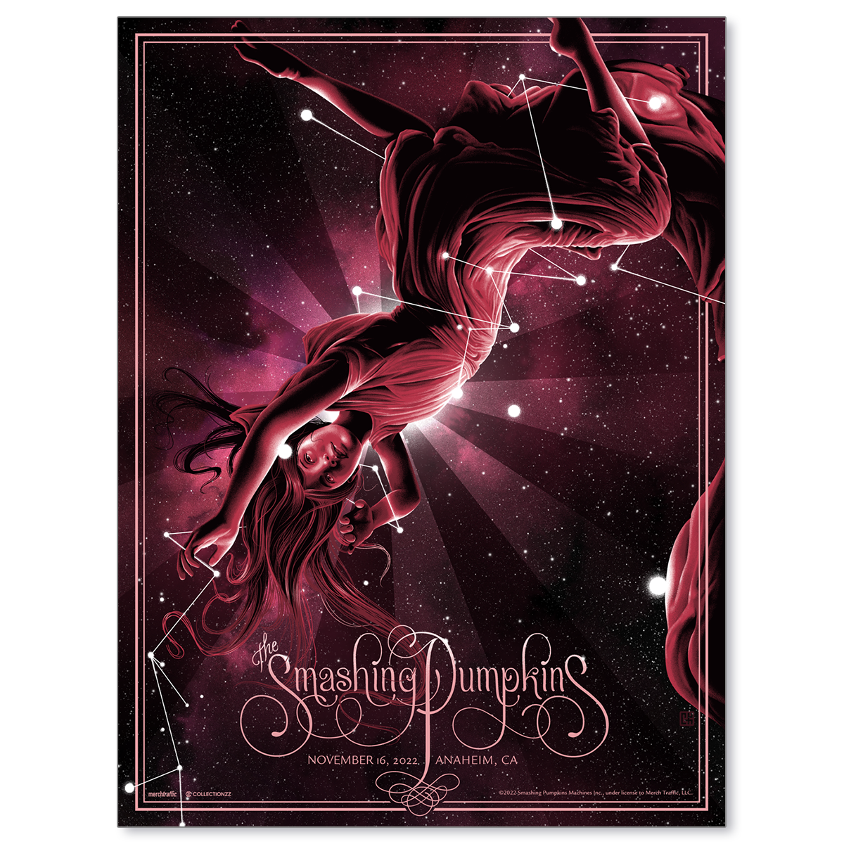 The Smashing Pumpkins Anaheim November 16, 2022 Print