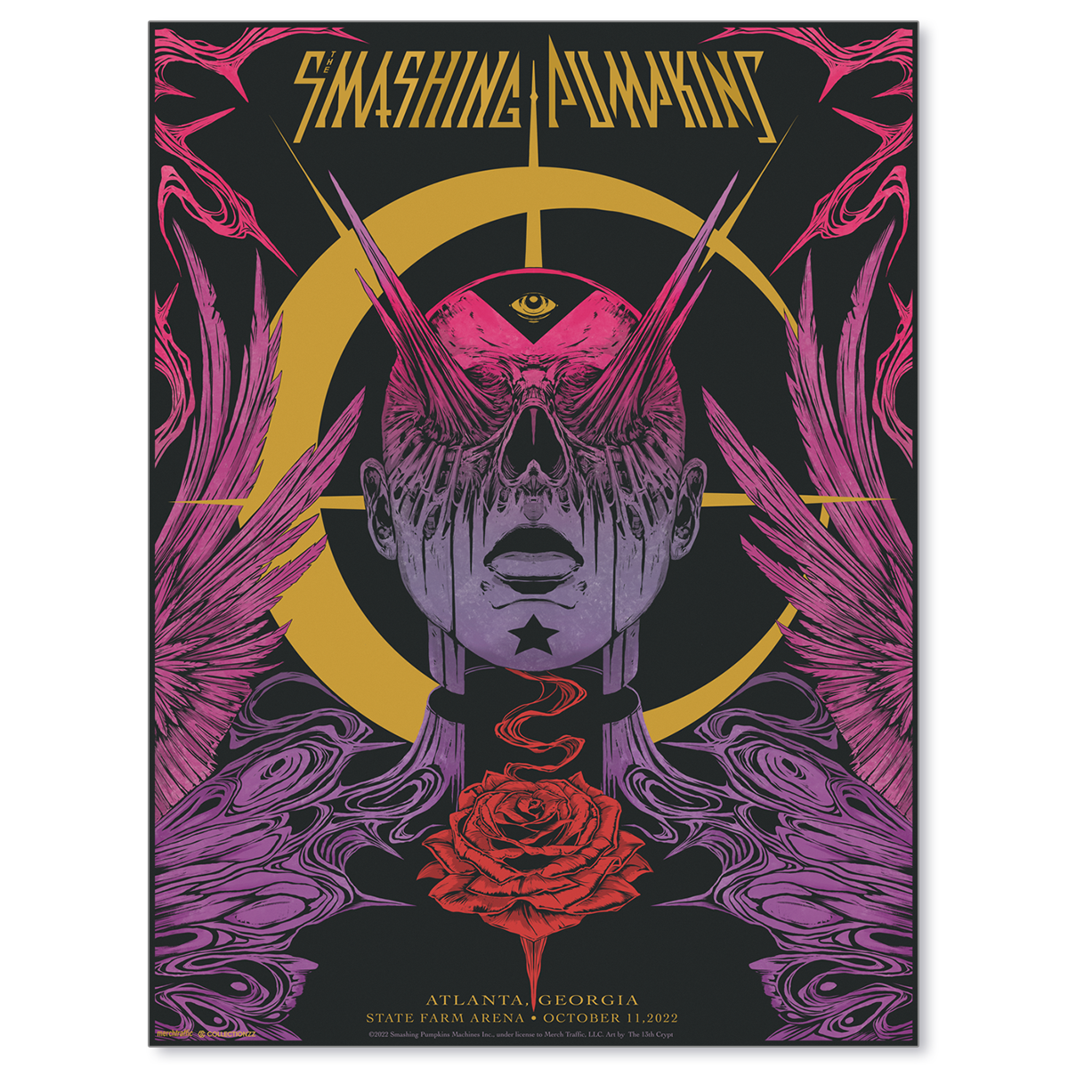 The Smashing Pumpkins Atlanta October 11, 2022 Print