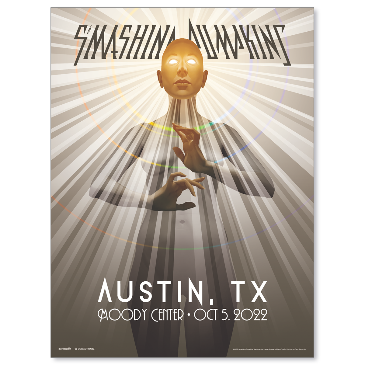 The Smashing Pumpkins Austin October 5, 2022 Print