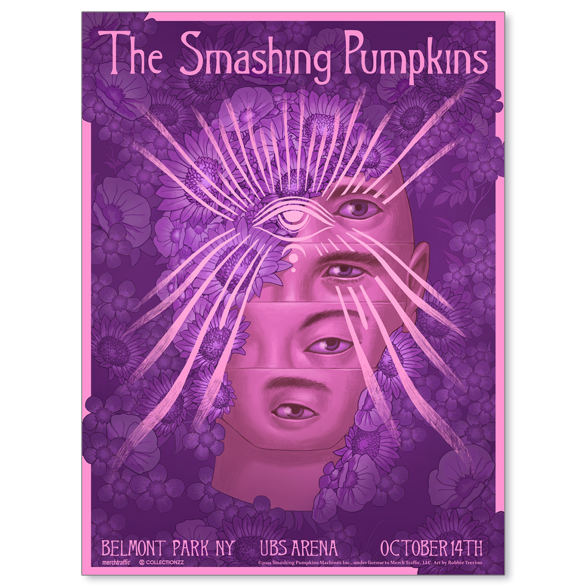 The Smashing Pumpkins Belmont Park October 14, 2022 Print