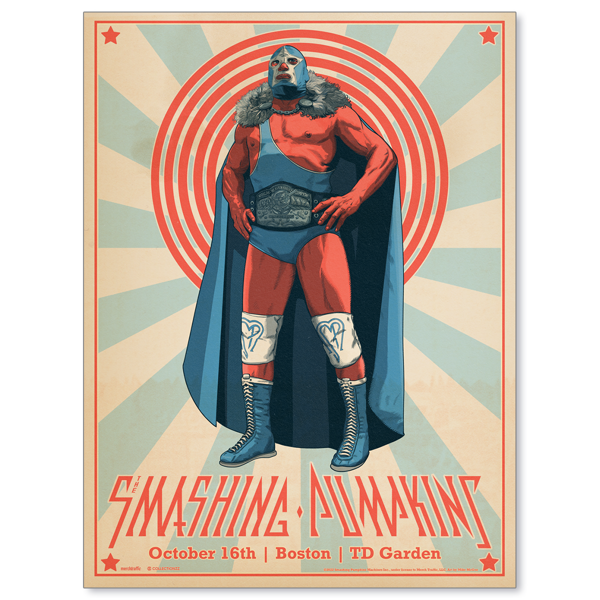 The Smashing Pumpkins Boston October 16, 2022 Print