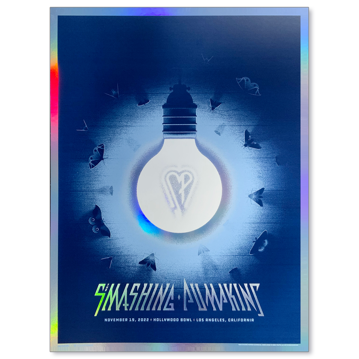 The Smashing Pumpkins Los Angeles November 19, 2022 Rainbow Foil