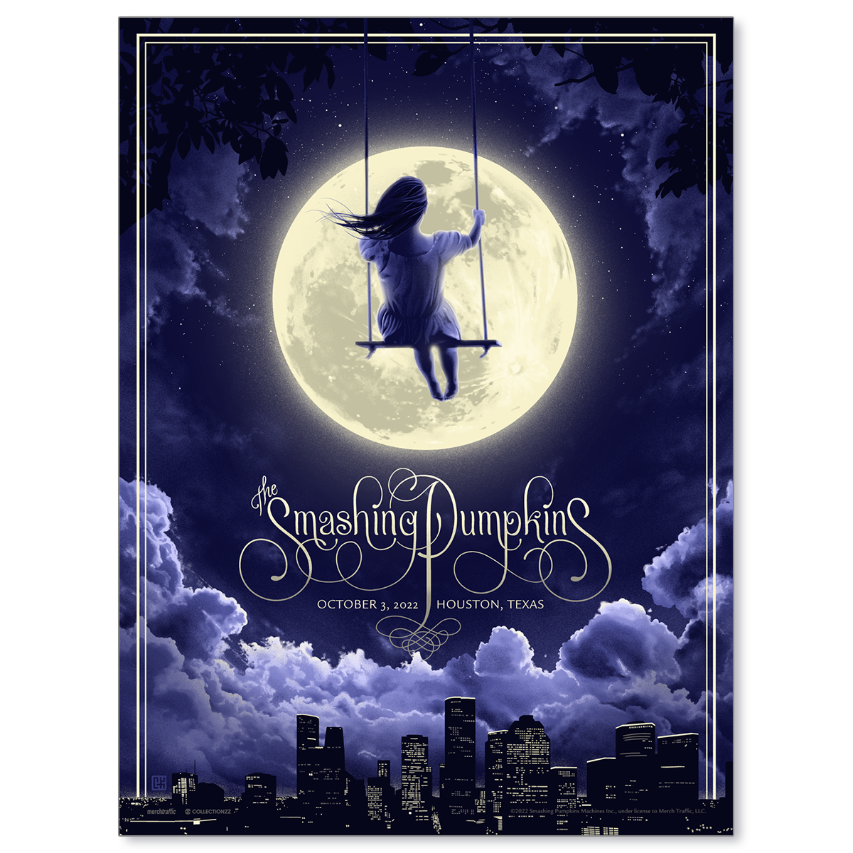 The Smashing Pumpkins Houston October 3, 2022 Print