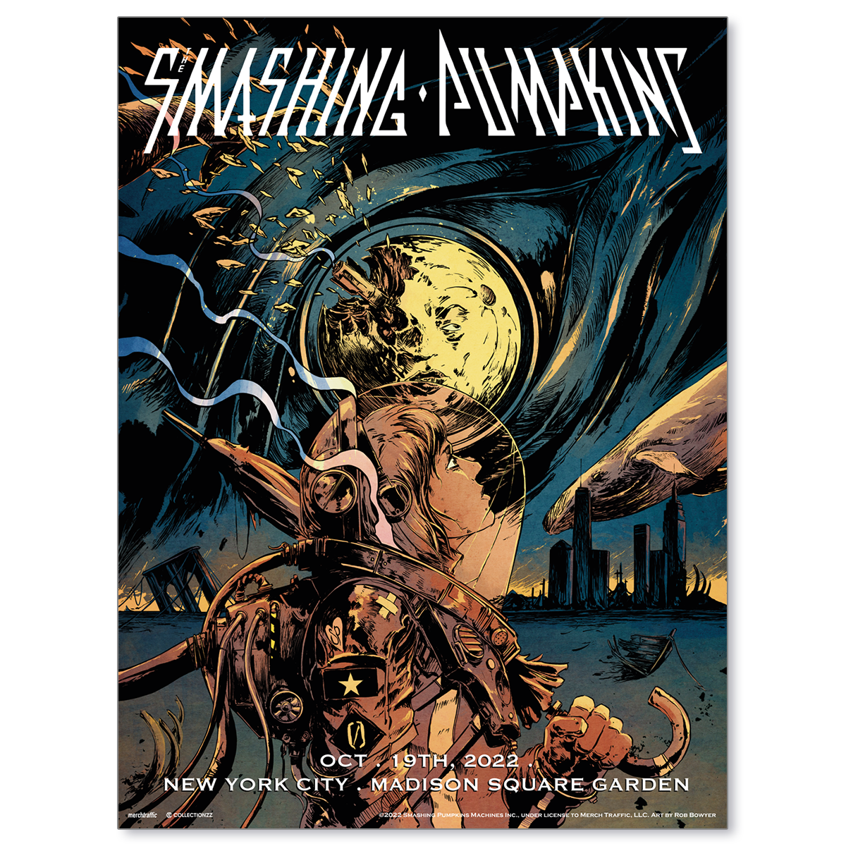 The Smashing Pumpkins New York City October 19, 2022 Print