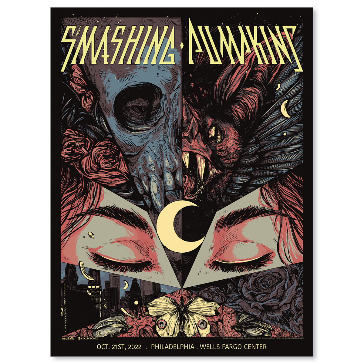 The Smashing Pumpkins Philadelphia October 21, 2022 Print