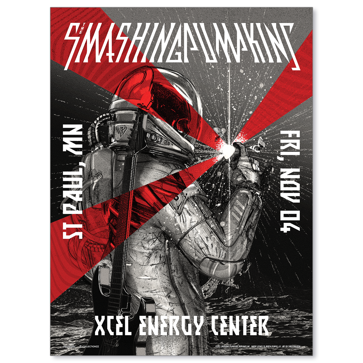 The Smashing Pumpkins St. Paul November 4, 2022 Print