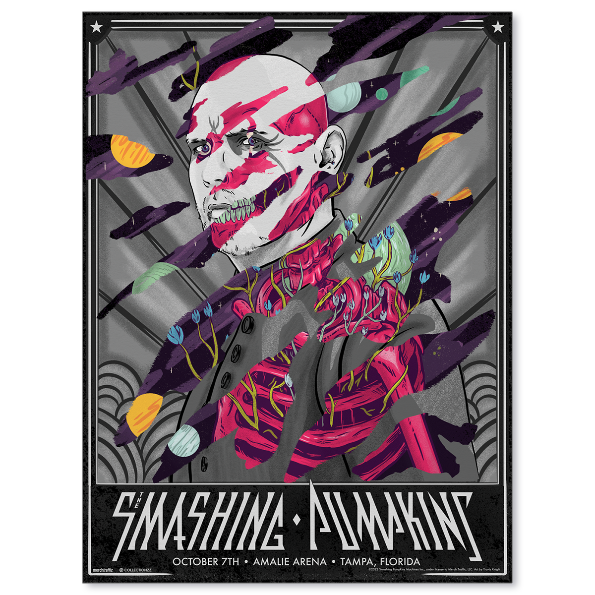 The Smashing Pumpkins Tampa October 7, 2022 Print