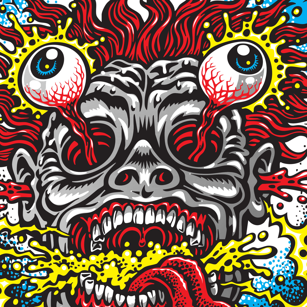 オリ特！！布ポスター EP The Offspring Supercharged 2026 Tour Poster (Silver Foil Exclusive)