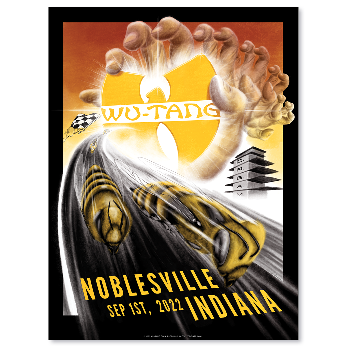 Wu-Tang Clan Noblesville September 1, 2022 Print