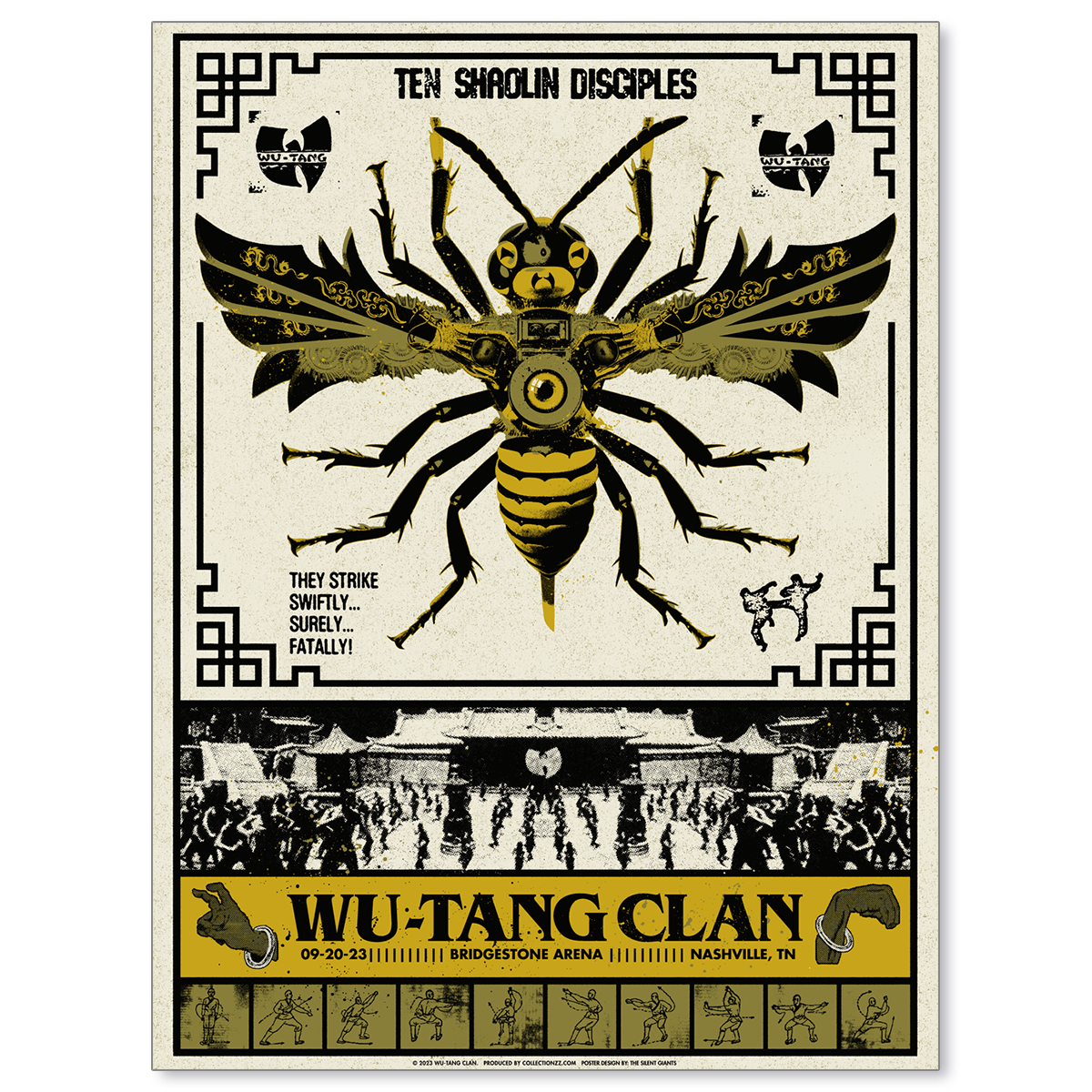 Wu-Tang Clan Nashville September 20, 2023 Print