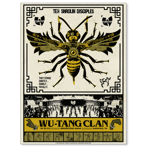 Wu-Tang Clan Nashville September 20, 2023 Print