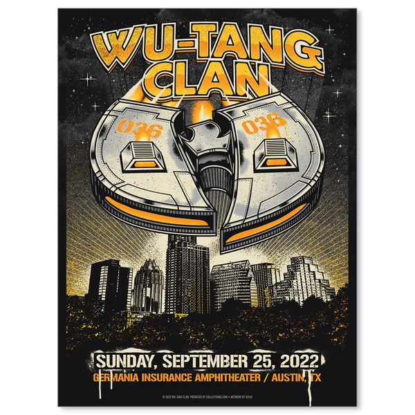 Wu-Tang Clan Group Shot Black & White Poster Large 24