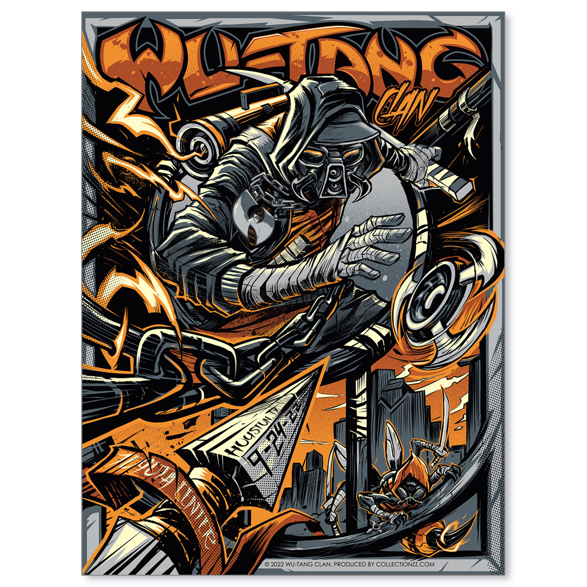 Wu-Tang Clan Houston September 24, 2022 Print