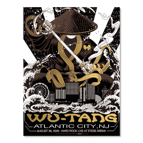 Wu-Tang Clan Atlantic City August 28, 2026 (Collector's Gold Foil Edition)