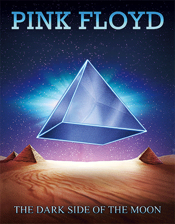 Pink Floyd The Dark Side Of The Moon 3D Mini Lenticular — artwork in setting