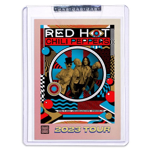 Red Hot Chili Peppers Syracuse April 14, 2023 GAS Trading Card