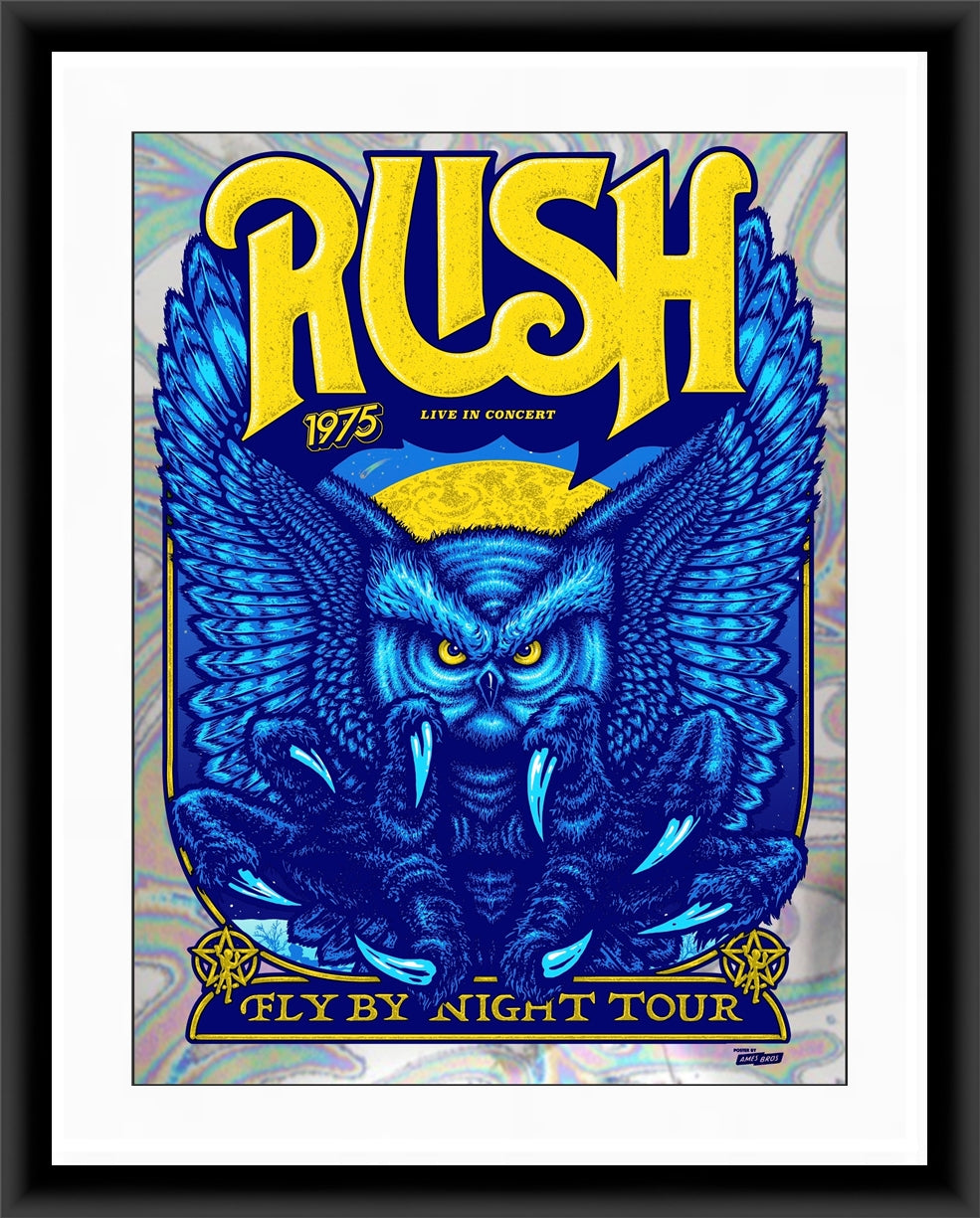 Rush - Fly By Night Tour 45th Anniversary by Ames Bros (Swirl Foil Variant)