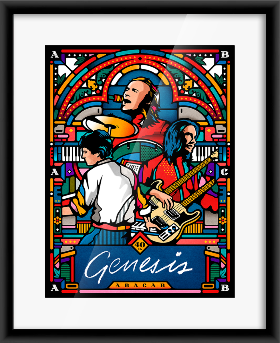 Genesis Abacab 40th Anniversary &mdash; artwork in setting