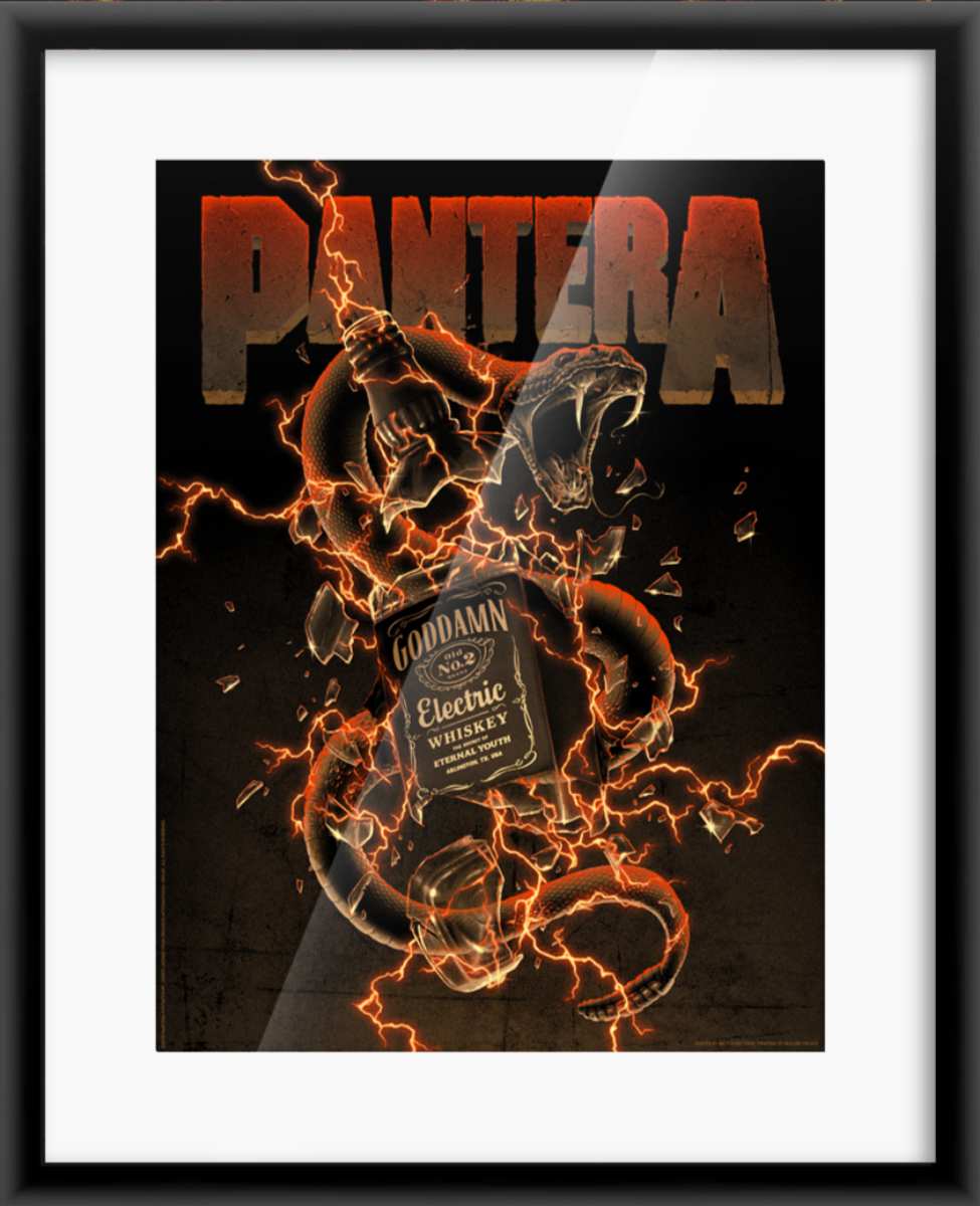 Pantera Goddamn Electric by Matt Ryan Tobin (Dirt Edition) — artwork in setting