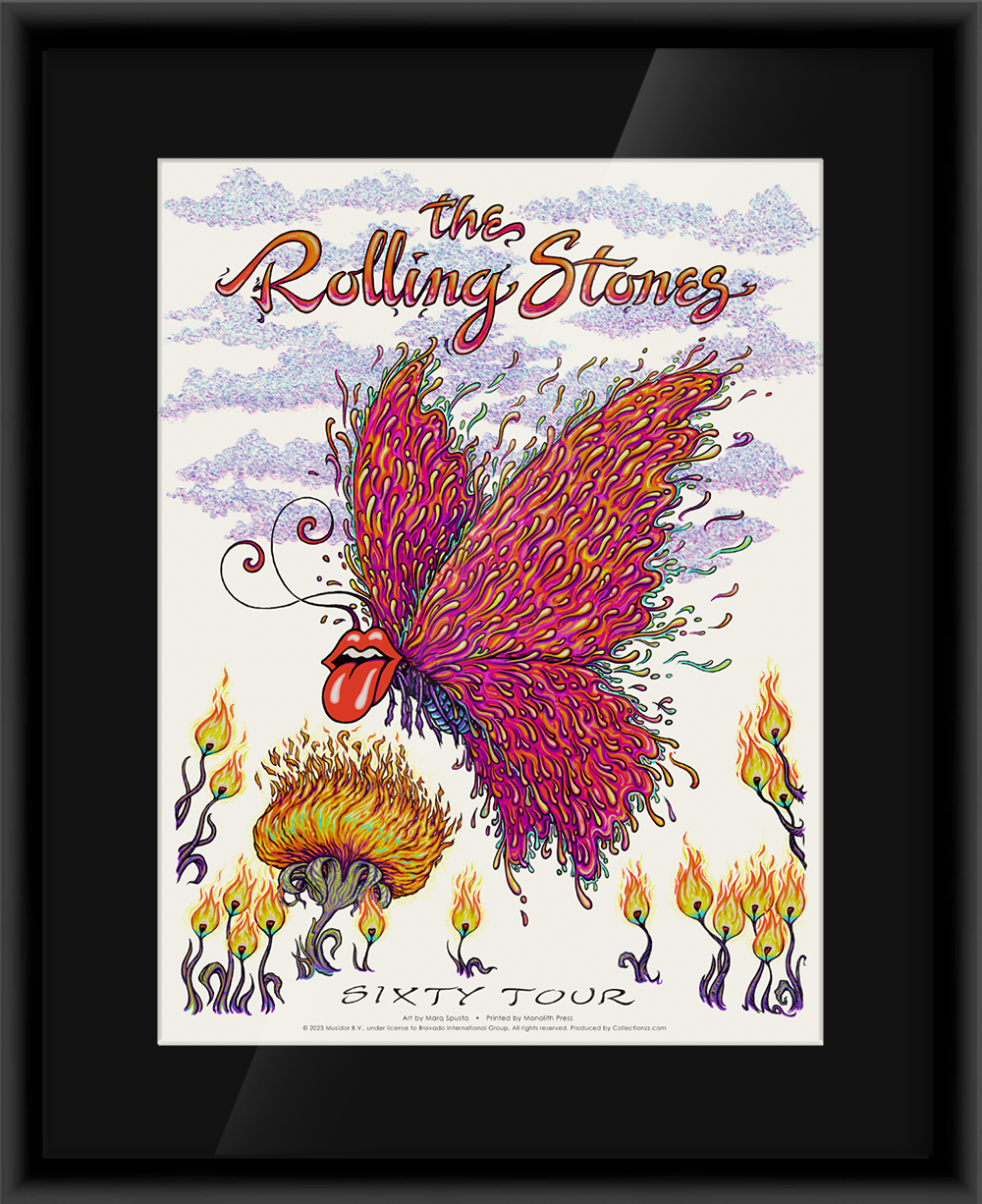 Rolling Stones Sixty Tour by Marq Spusta (Iridescent Pearl Edition of 5)