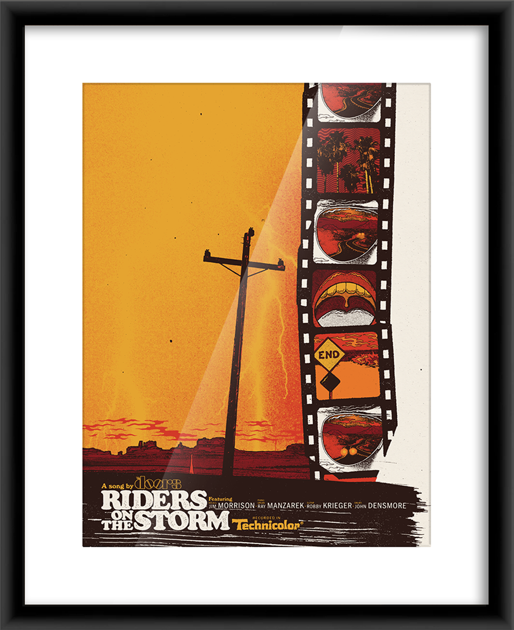 The Doors Riders On The Storm &mdash; artwork in setting