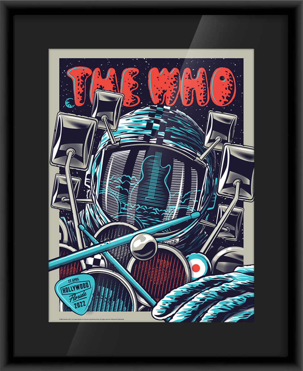 The Who Hollywood, FL April 22, 2022 (Main Edition) — artwork in setting