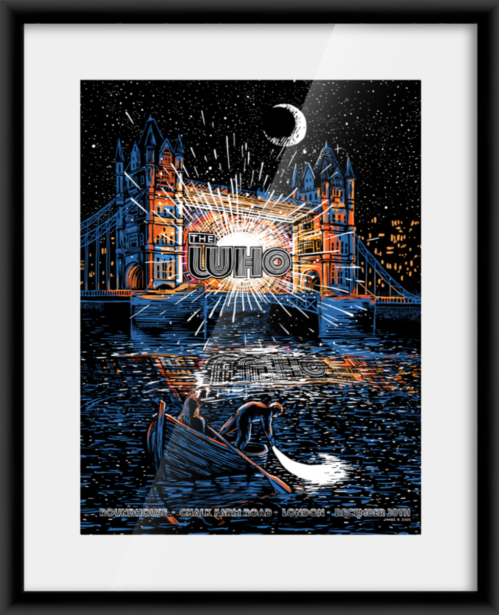 The Who London 1970 by James R. Eads (Main Edition) — artwork in setting