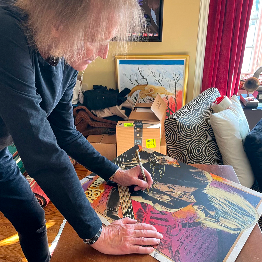 Signature Series: Aerosmith's Tom Hamilton "Sweet Emotion" — artwork in setting
