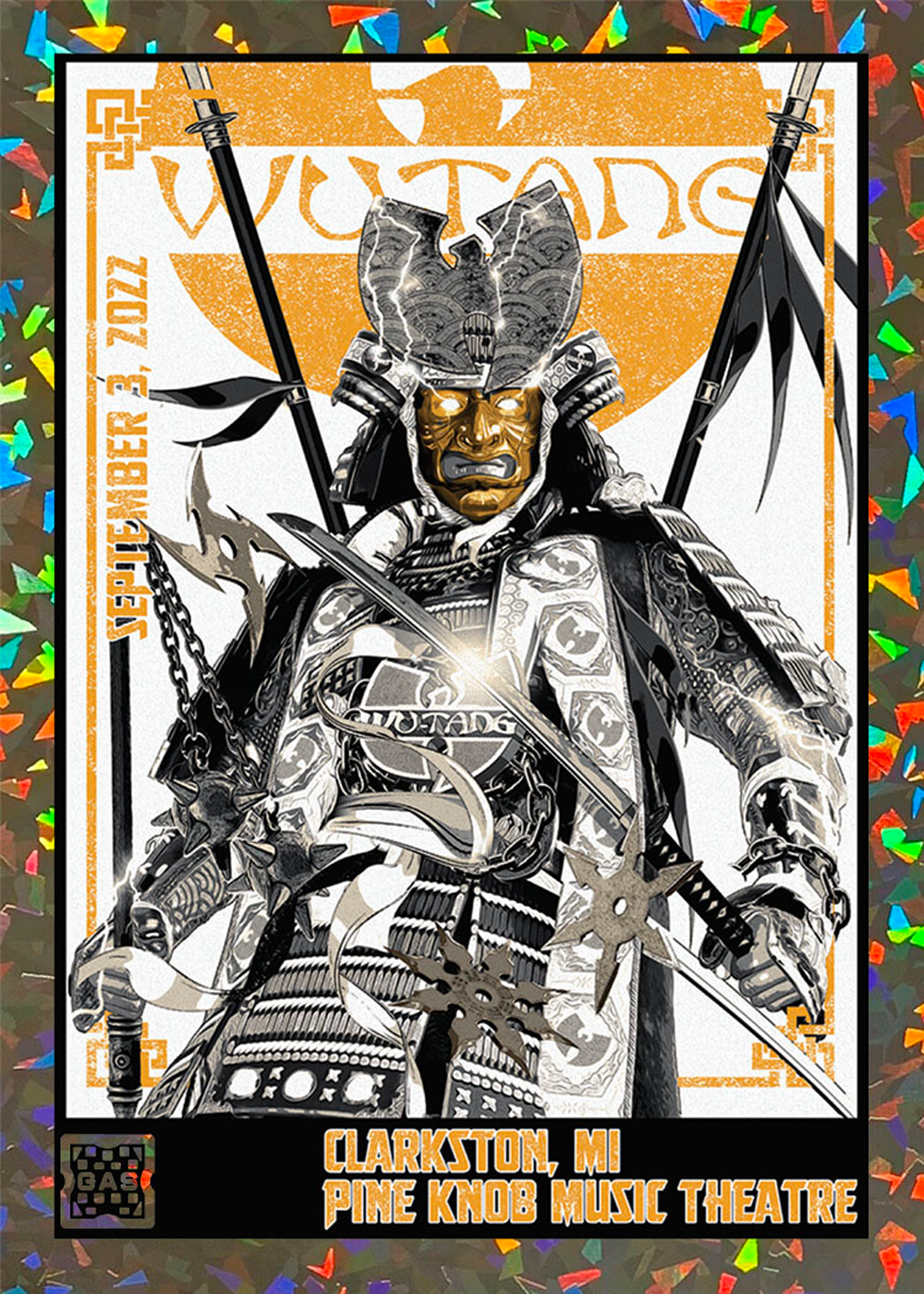 Wu Tang Clan Clarkston September 3, 2022 Exclusive GAS Trading Card