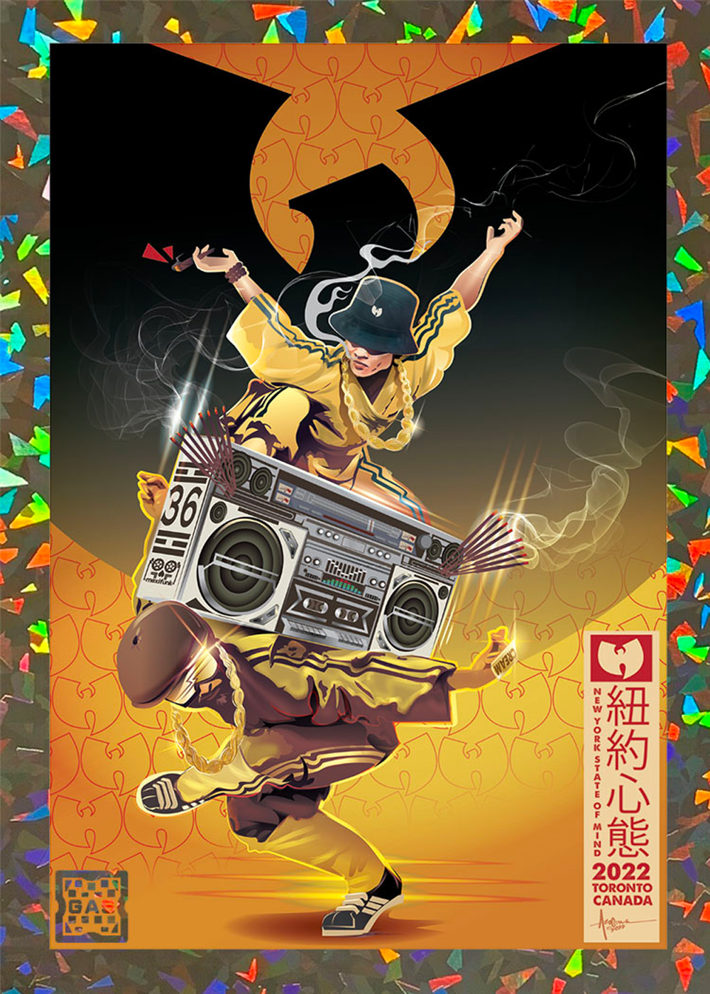Wu Tang Clan Toronto September 4, 2022 Exclusive GAS Trading Card
